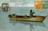 children in canoe