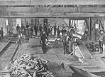 sawmill workers